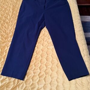 Loft Petites Julie Skinny 16 P Navy Blue